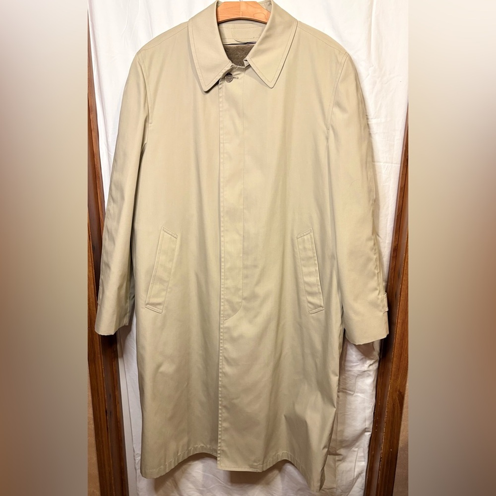 ✨Vintage✨London Fog Men's Tan Trench Coat - Zip Out Liner